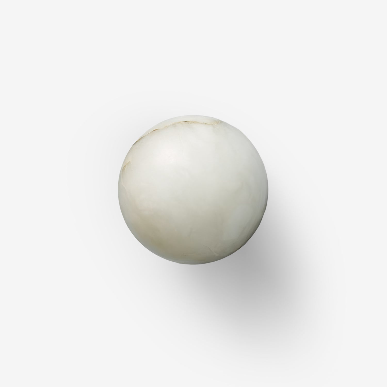 Alabaster Elegance Mini-Orb-Wandleuchte