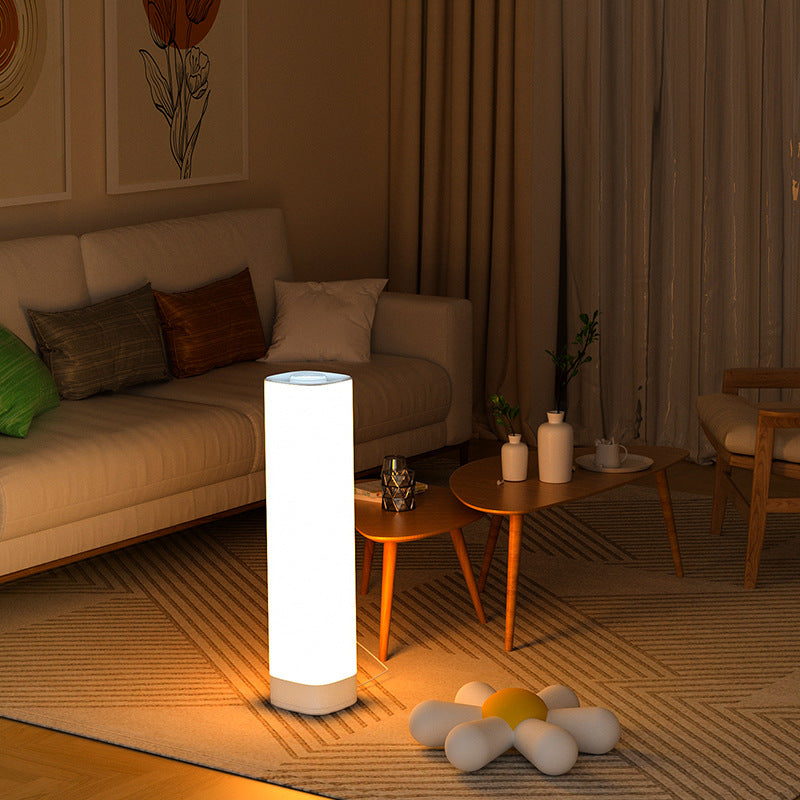 Acrylic Column Shade USB LED Table Lamp