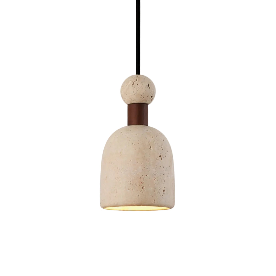Aris Modern Travertine Pendant Light