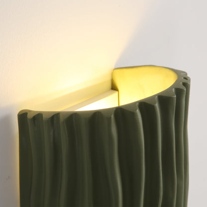 Clarity Curve Japandi Resin Wall Light