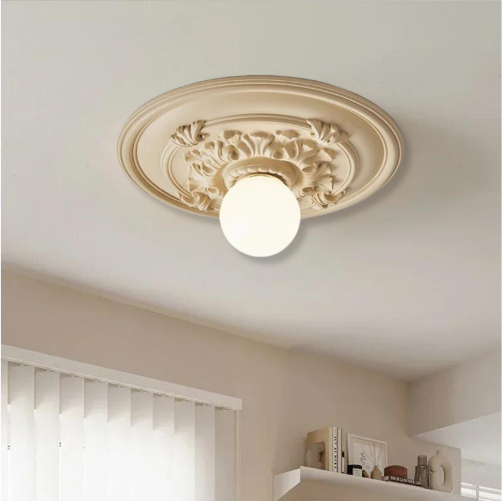 Lampada da soffitto Charm scolpita