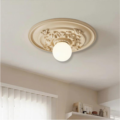 Lampada da soffitto Charm scolpita