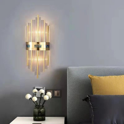 The Sparkling Crystal Wall Lamp