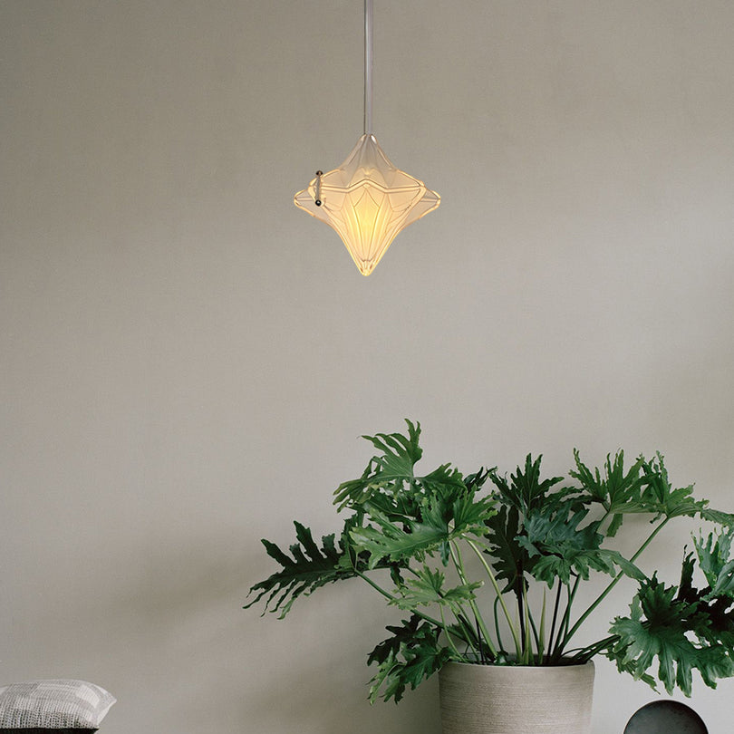 Lyra Star Modern Glass Pendant Light