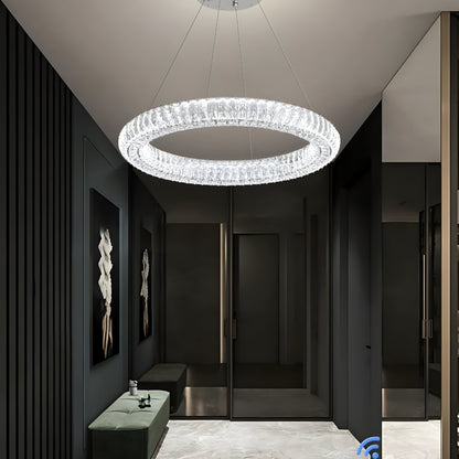 Audrey Radiant Ring Crystal Luxury Chandelier