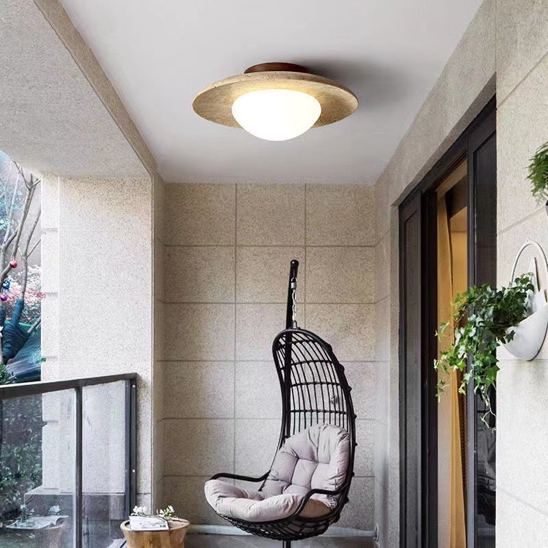 Lampada da soffitto in travertino minimalista nordico naturale