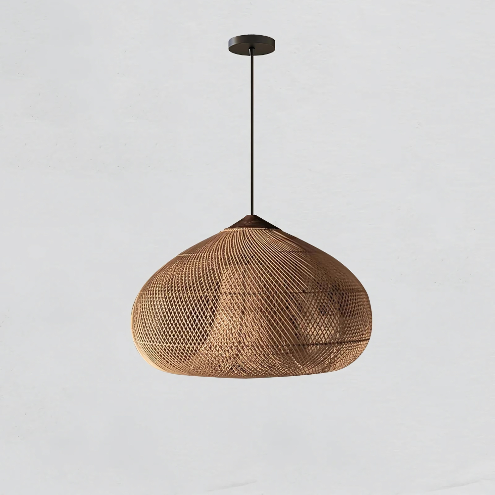 Elegant Handmade Rattan Pendant Light