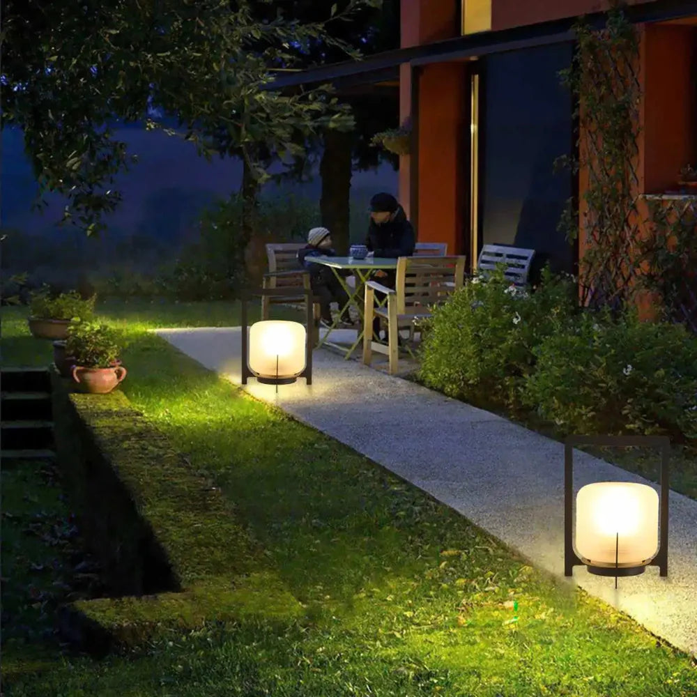 Sustainable Solar-Powered  IP65 Waterproof Outdoor Table Lamp