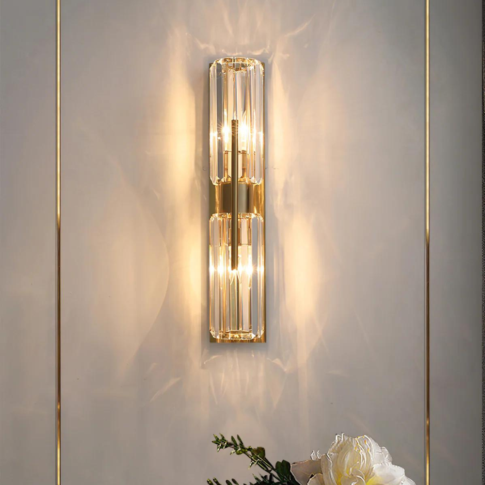 The Bambini Wall Lamp - Metal &amp; Crystal