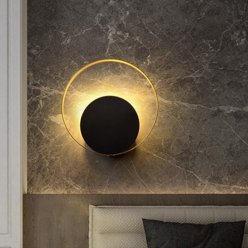 Eclipse Retro Circle Wall Lamp