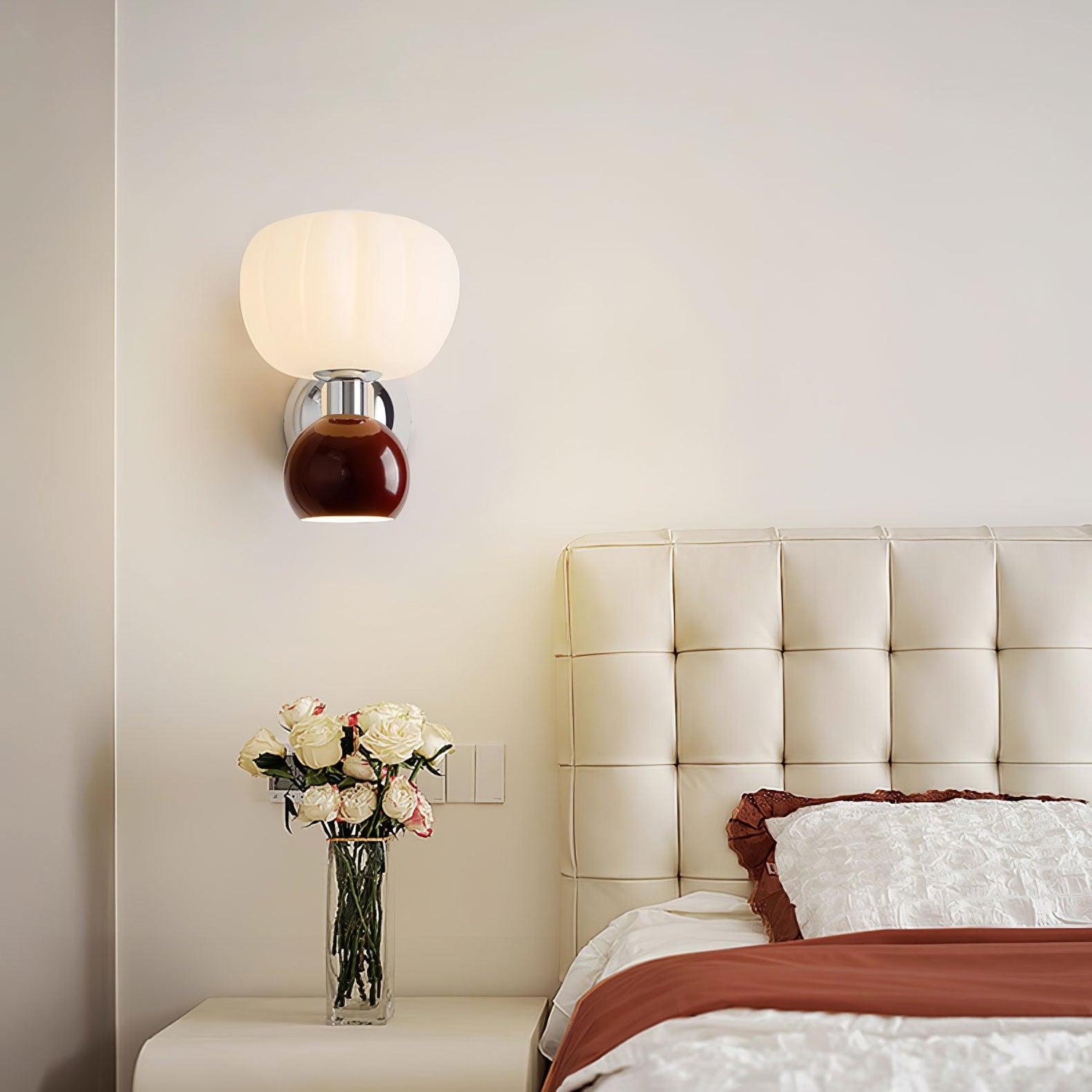 Moderno Cream Sconce Wall Light