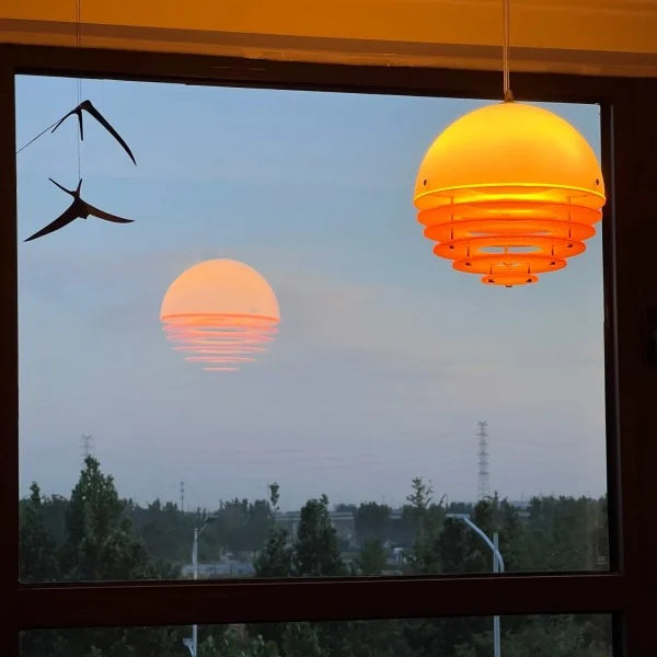 Solwave Bauhaus Sunset Minimalist Pendant Light