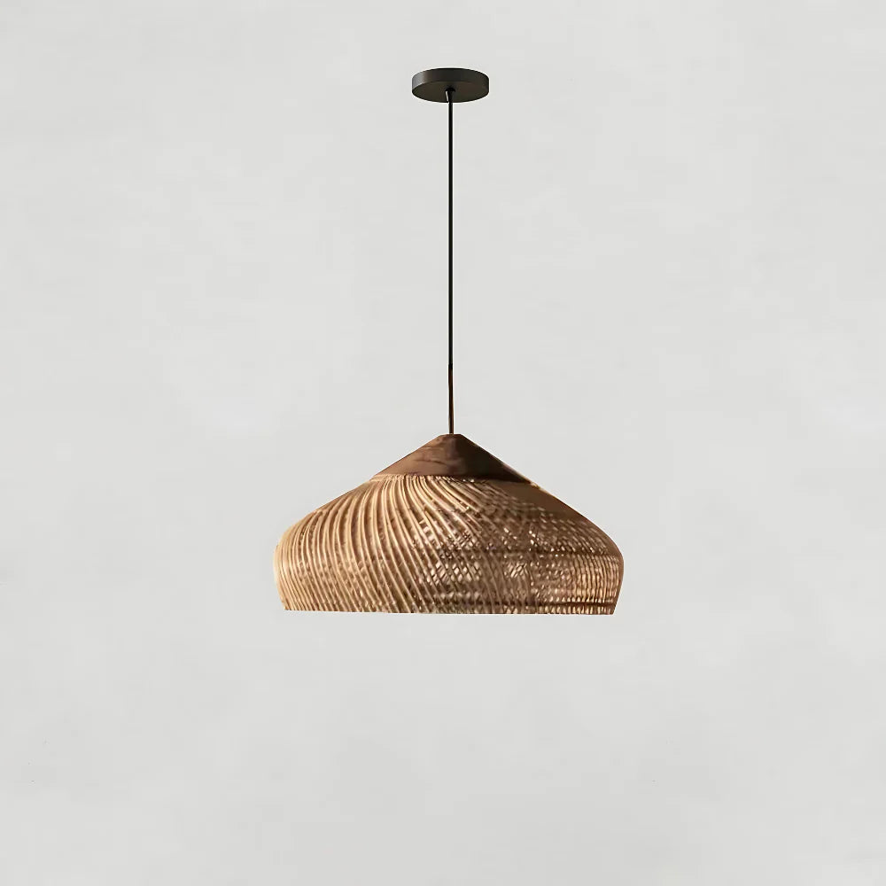 Elegant Bohemian Rattan Pendant Light