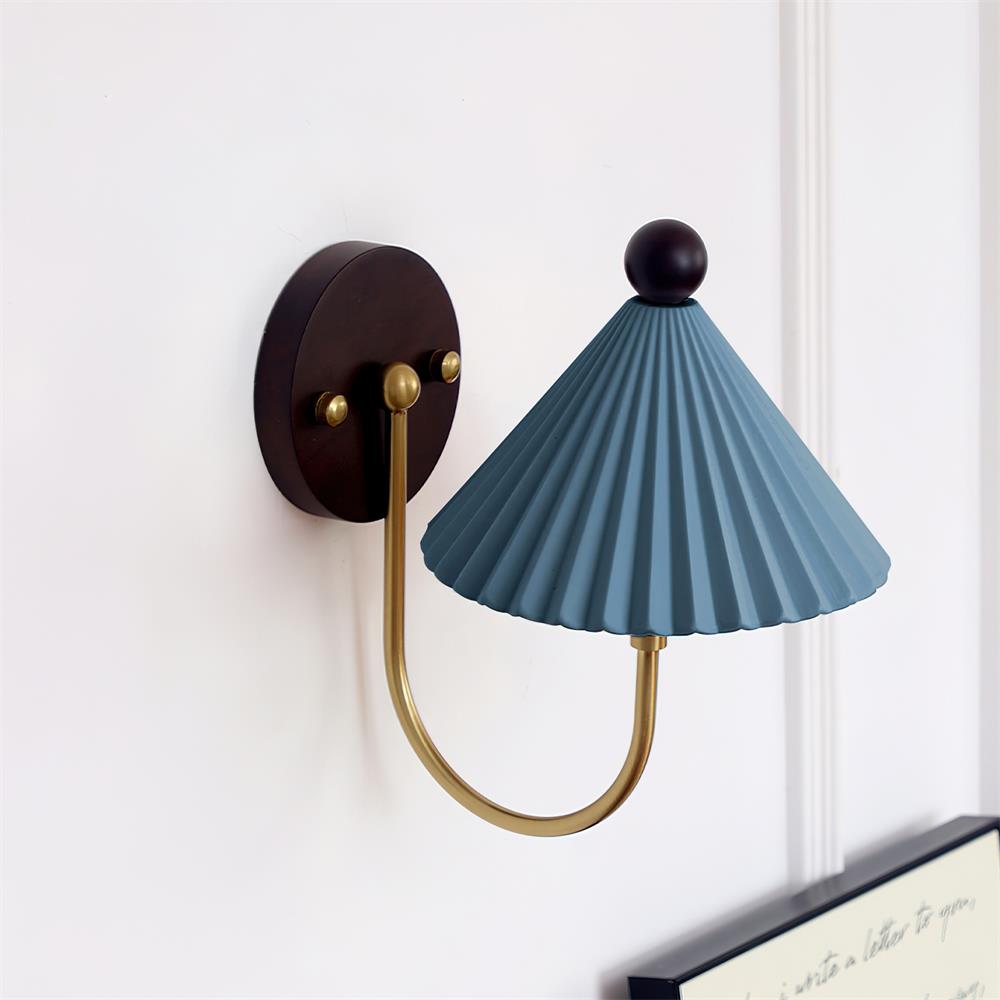 Noordse Massief Houten Bedlamp Wandlamp