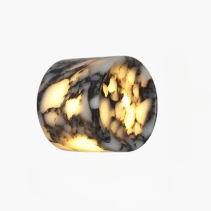 Nordic Cylindrical Marble Dot LED Wall Light