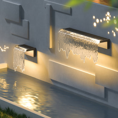 Isaac Modern Minimalist Waterfall IP65 Waterproof Outdoor Light