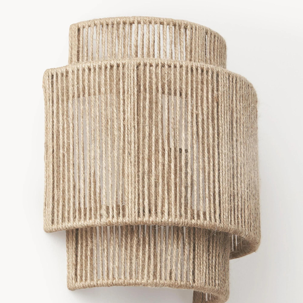 Echo of the Past Wall Lamp - Japandi Rattan