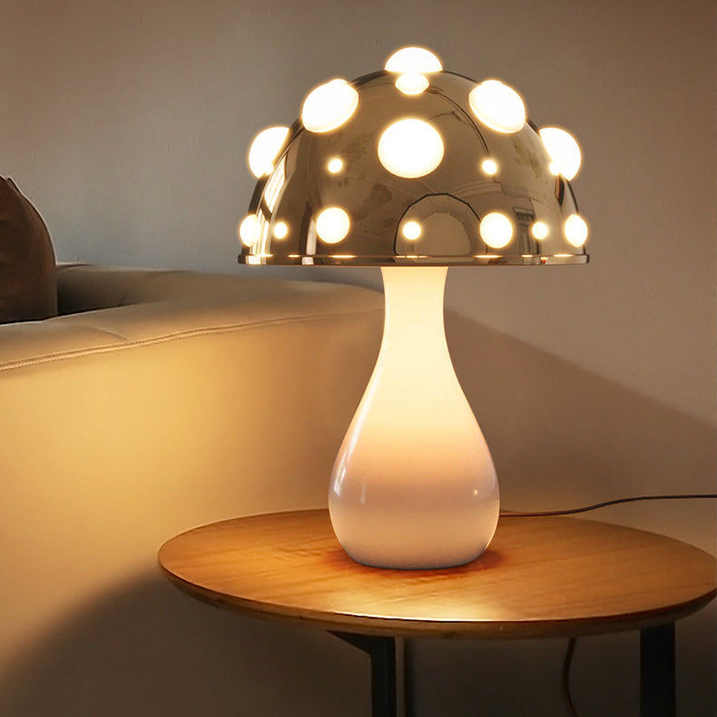 Lampe de table LED champignon créatif contemporain