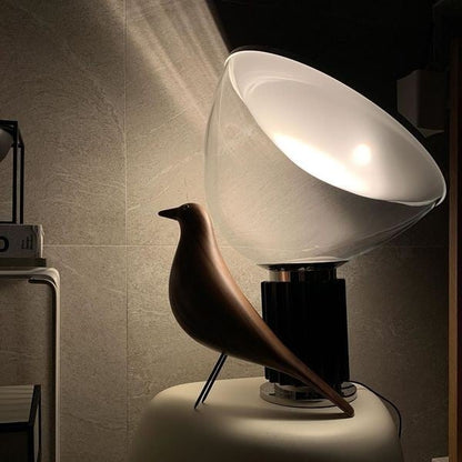 Bowl Shape Glass Table Lamp