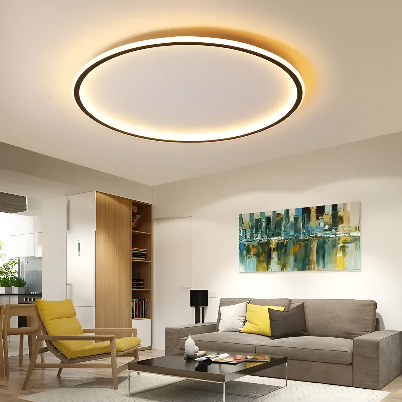 Lampada da soffitto ultra sottile moderna