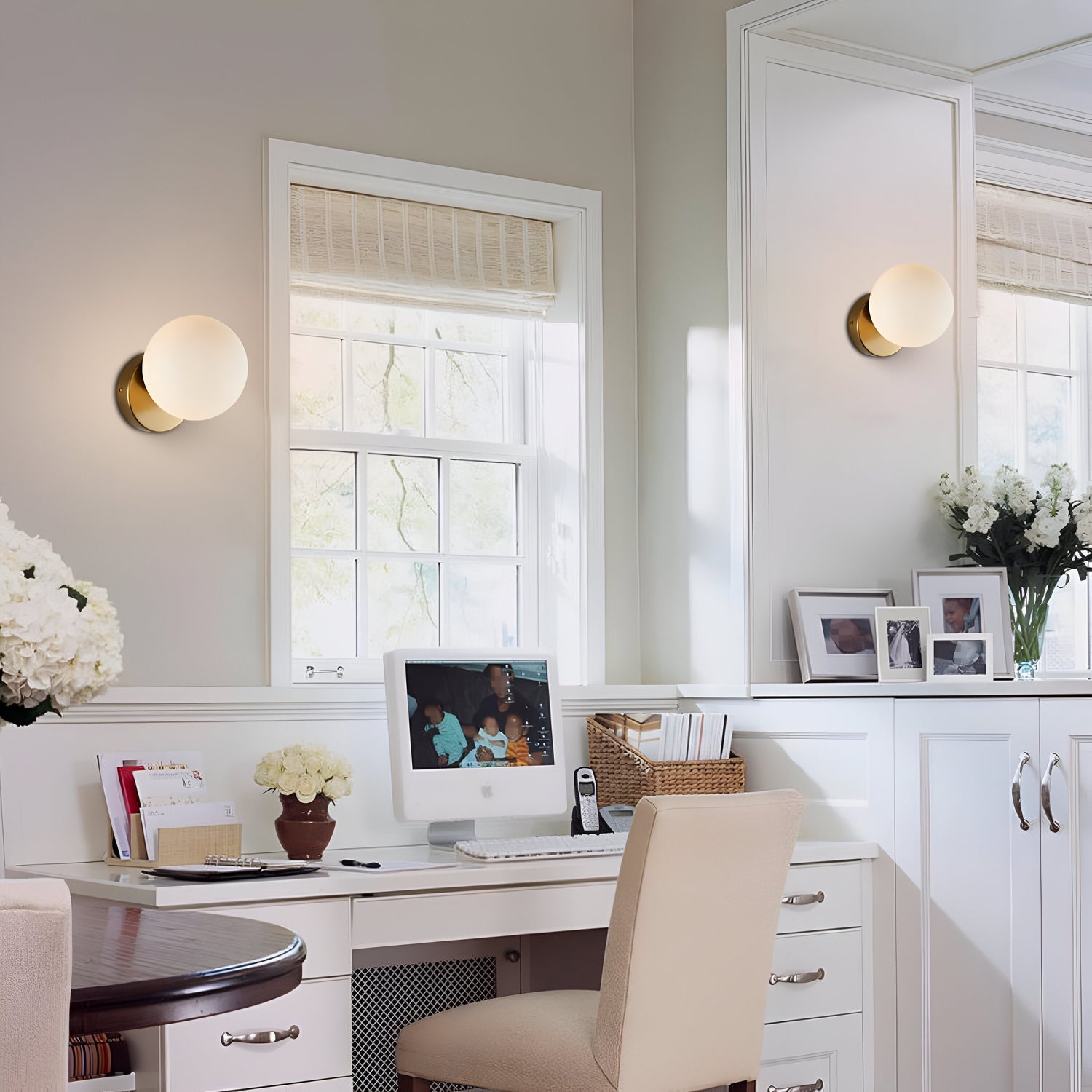 Arianne Nordic Glass Shade Wall Light