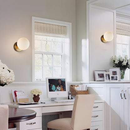 Arianne Nordic Glass Shade Wall Light