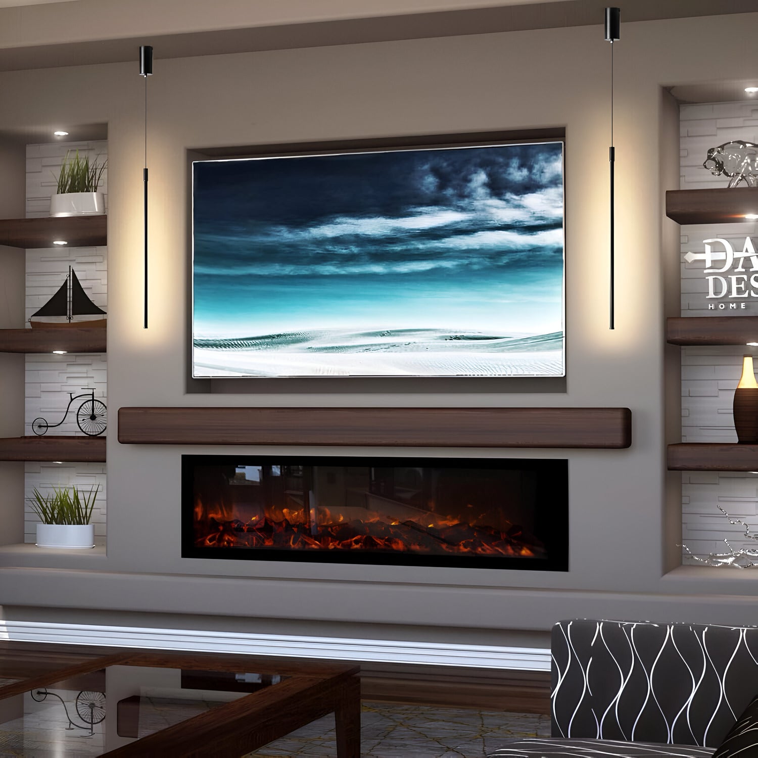 Nordic Durable Aluminum Asnara LED Pendant Light