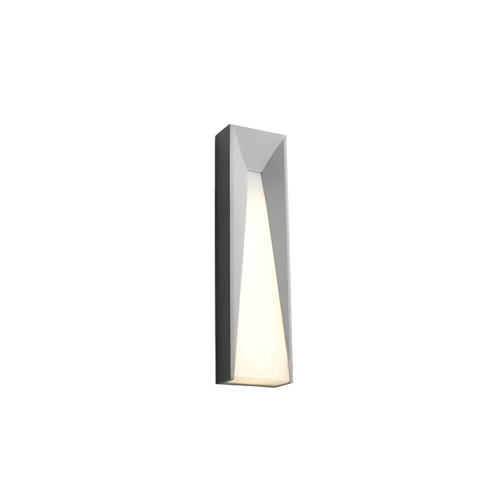 Modern Rectangular Metal IP65 Waterproof Outdoor Wall Lamp