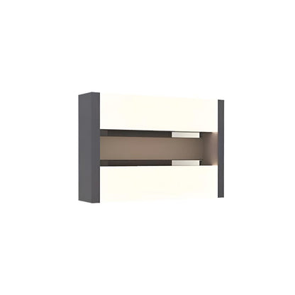 Modern Rectangular Rotatable Outdoor Wall Lamp