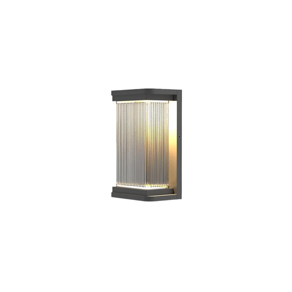 Minimalist Rectangular Glass Outdoor Wall Lamp