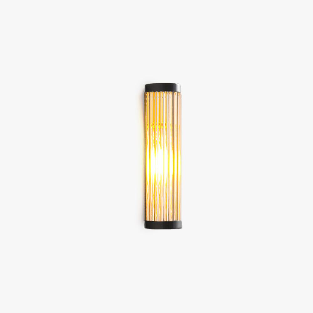 Orr Modern Semi-Cylindrical Metal Glass IP65 Waterproof Outdoor Wall Lamp