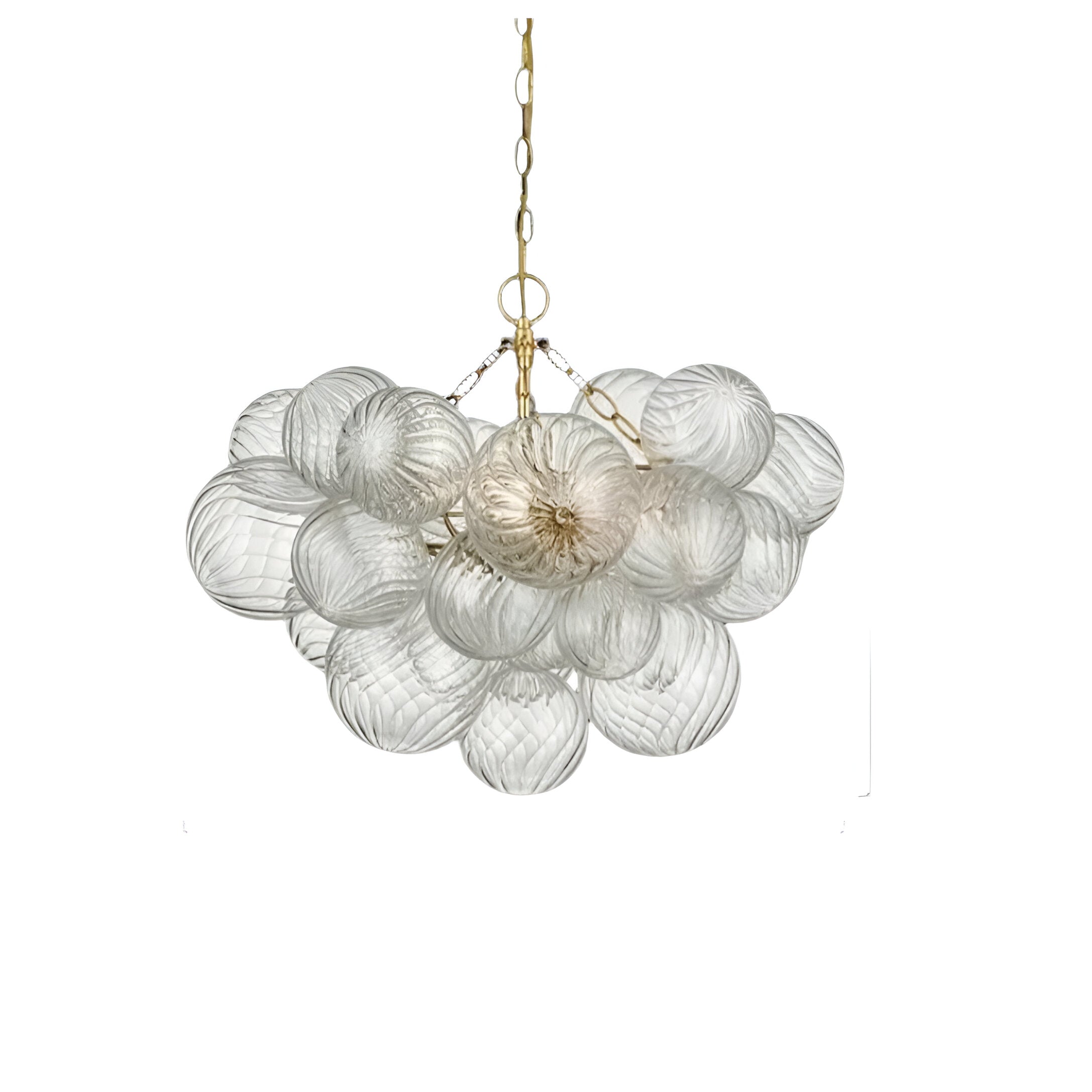 Cluster Ribbed Bubble Chandelier