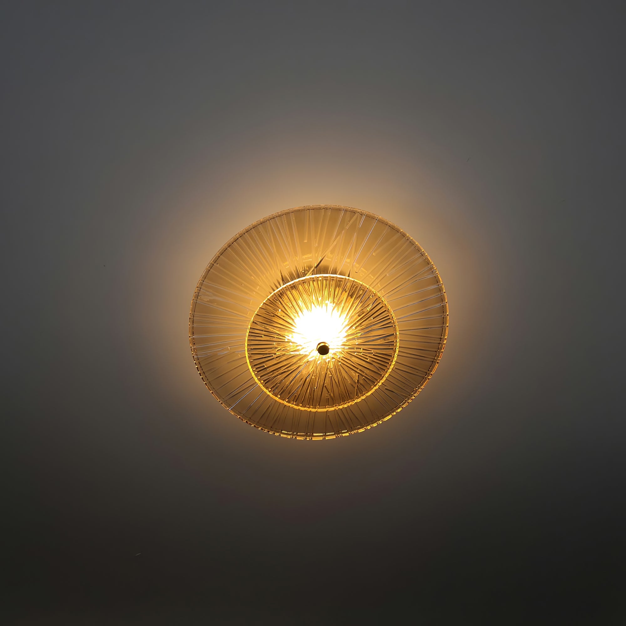 Ronde Kristallen Wandlamp