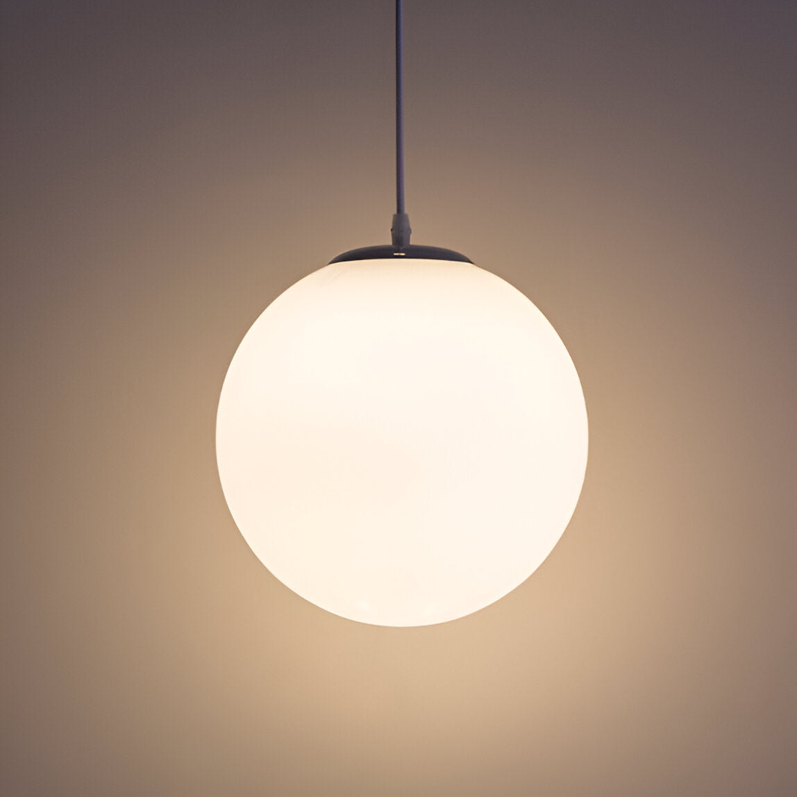 Globe Milky Glass Pendant Lamp