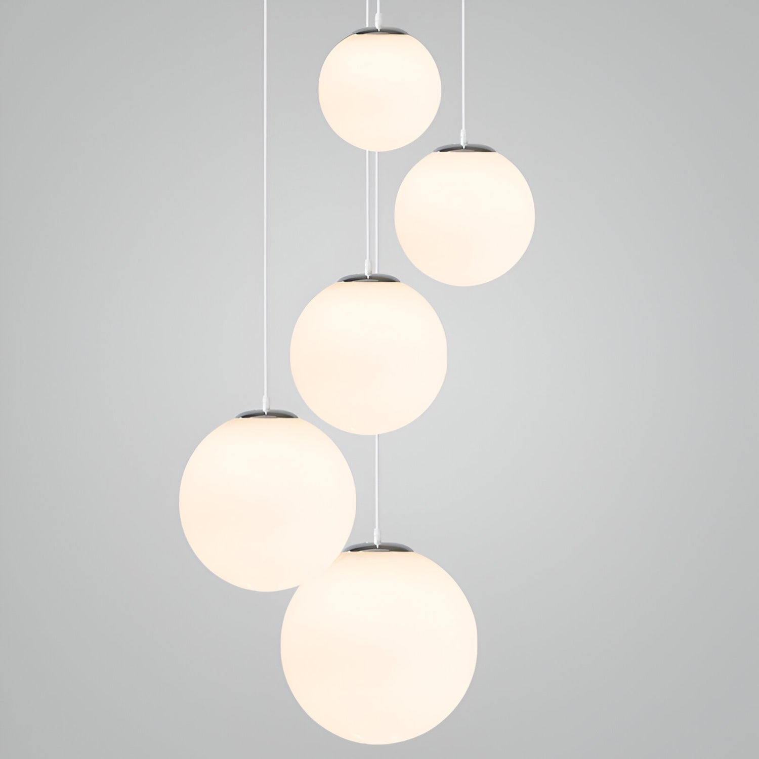 Globe Milky Glass Pendant Lamp