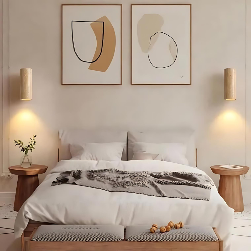 Lámpara de Pared Aura Wabi-Sabi - Diseño Minimalista Japandi