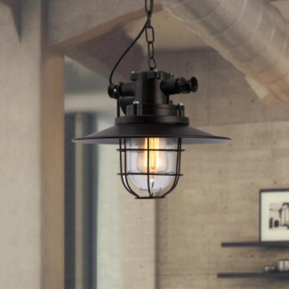 Brilliant Aluminum Industrial Ceiling Lamp