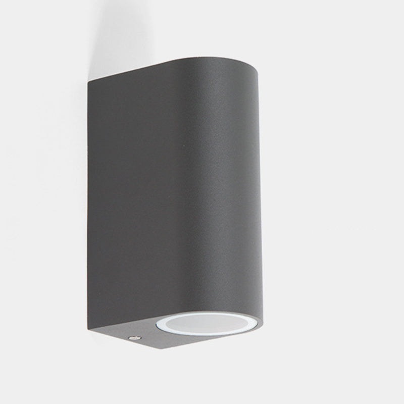 Lampe murale extérieure carrée en métal minimaliste IP65 étanche