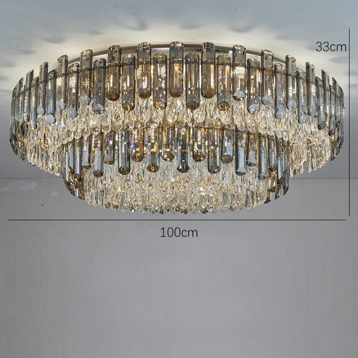 Gold Luxury Crystal Ceiling Chandelier