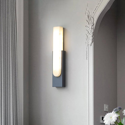 Agatha Artificial Alabaster LED Wall Lamp