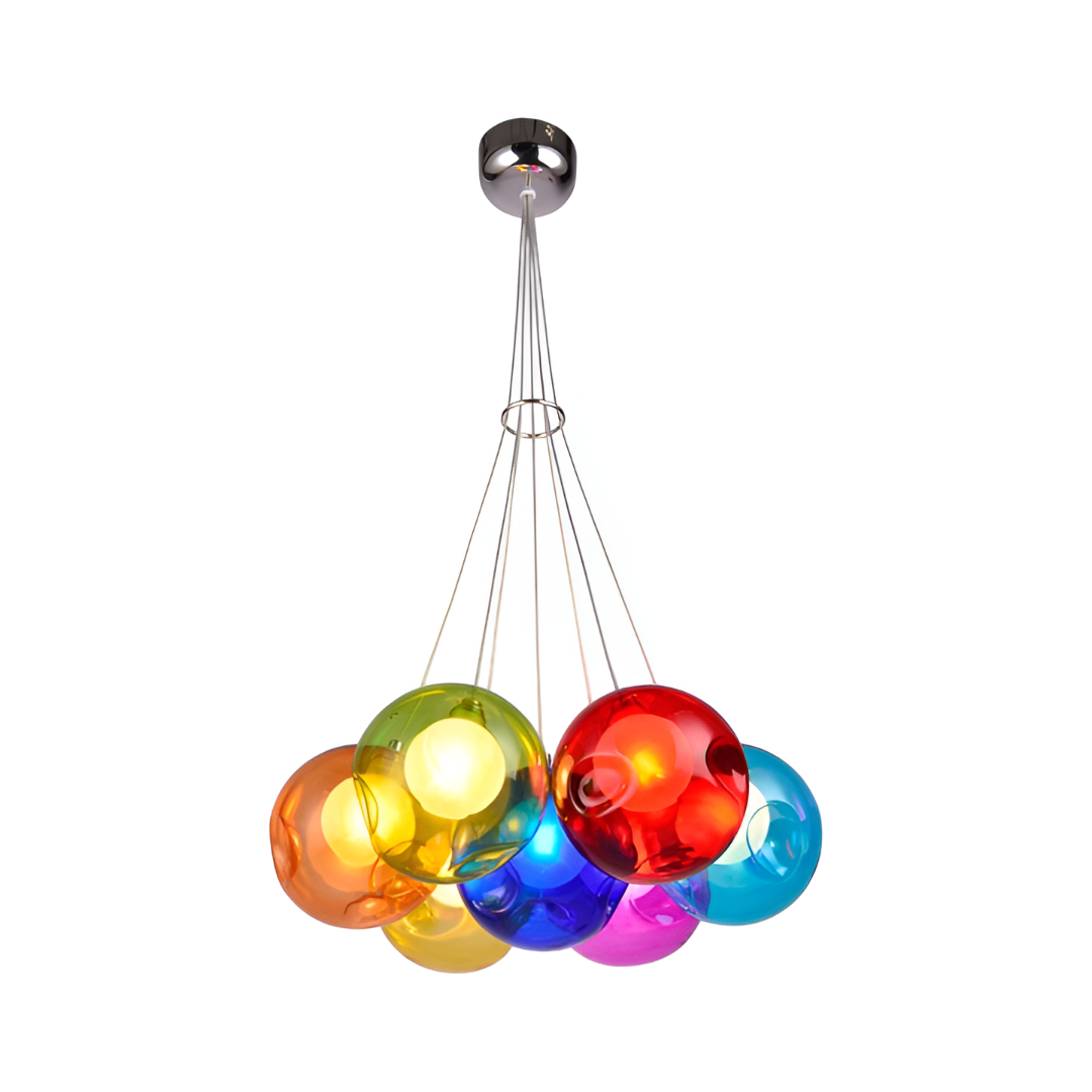 Elaris Aurora Nordic Iron Bubble Glass Ball Chandelier