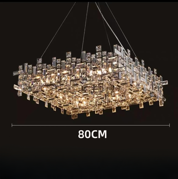 Chandelier en cristal LED de luxe