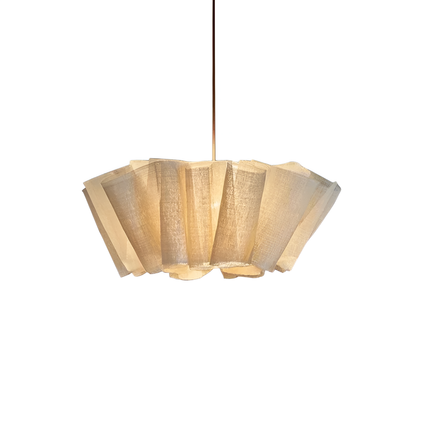 Nordic Creamy Fabric Shade Ainara Pendant Light