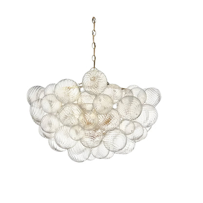 Cluster Ribbed Bubble Chandelier