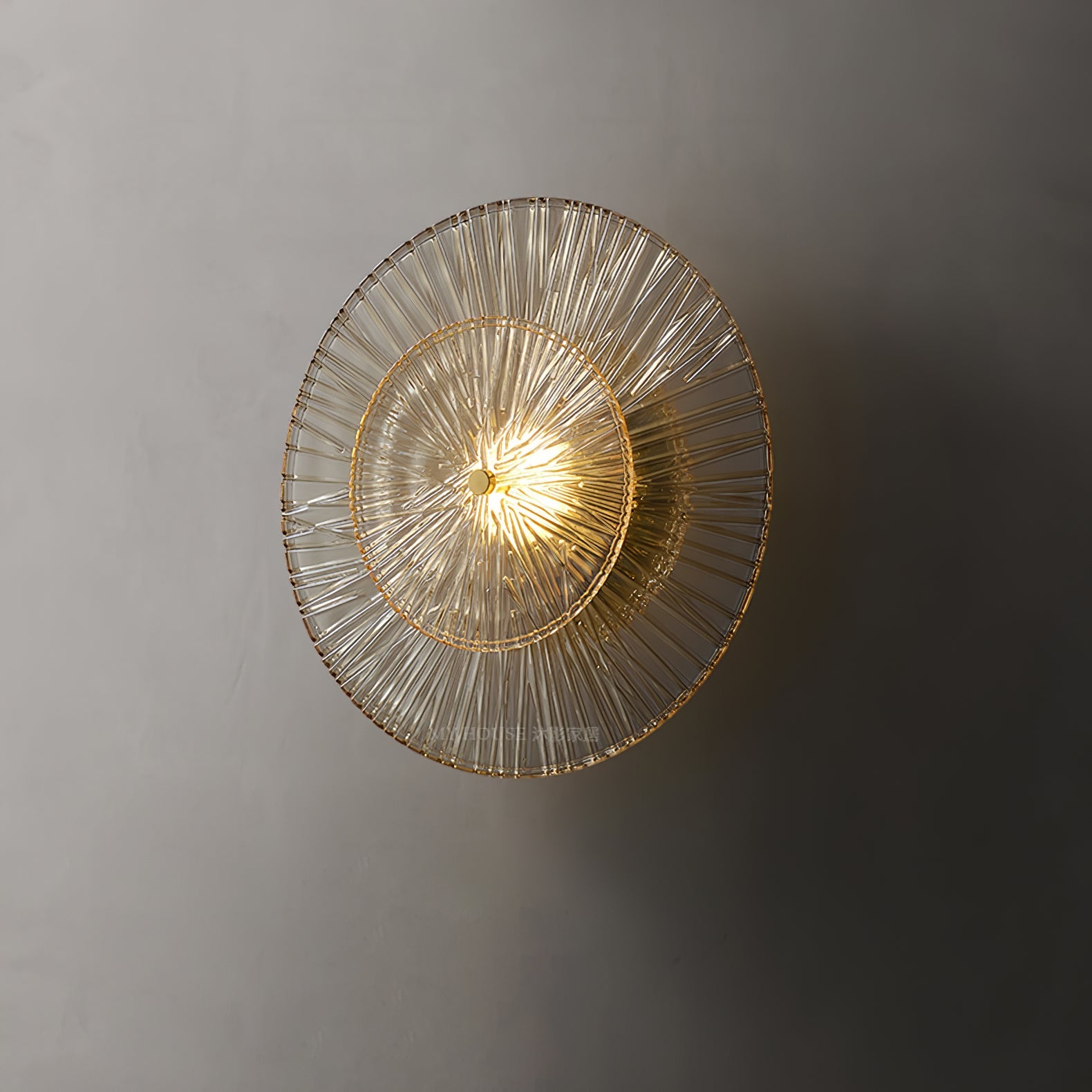 Round Crystal Wall Lamp