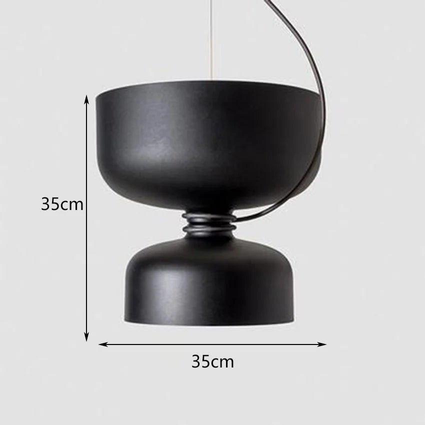 Minimalist Iron Hanging Fixture LED Modern Pendant Light