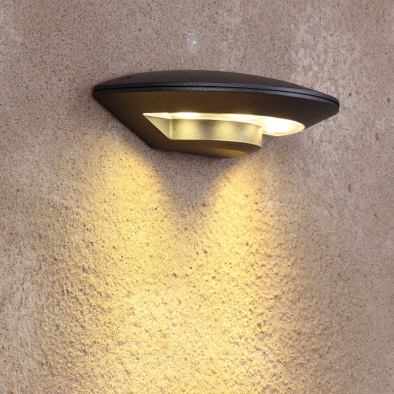 Orr Wall Lamp Flying Saucer Metal LED Outdoor