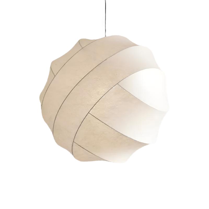 Wabi Sabi Silk Ball Japandi Pendant Light