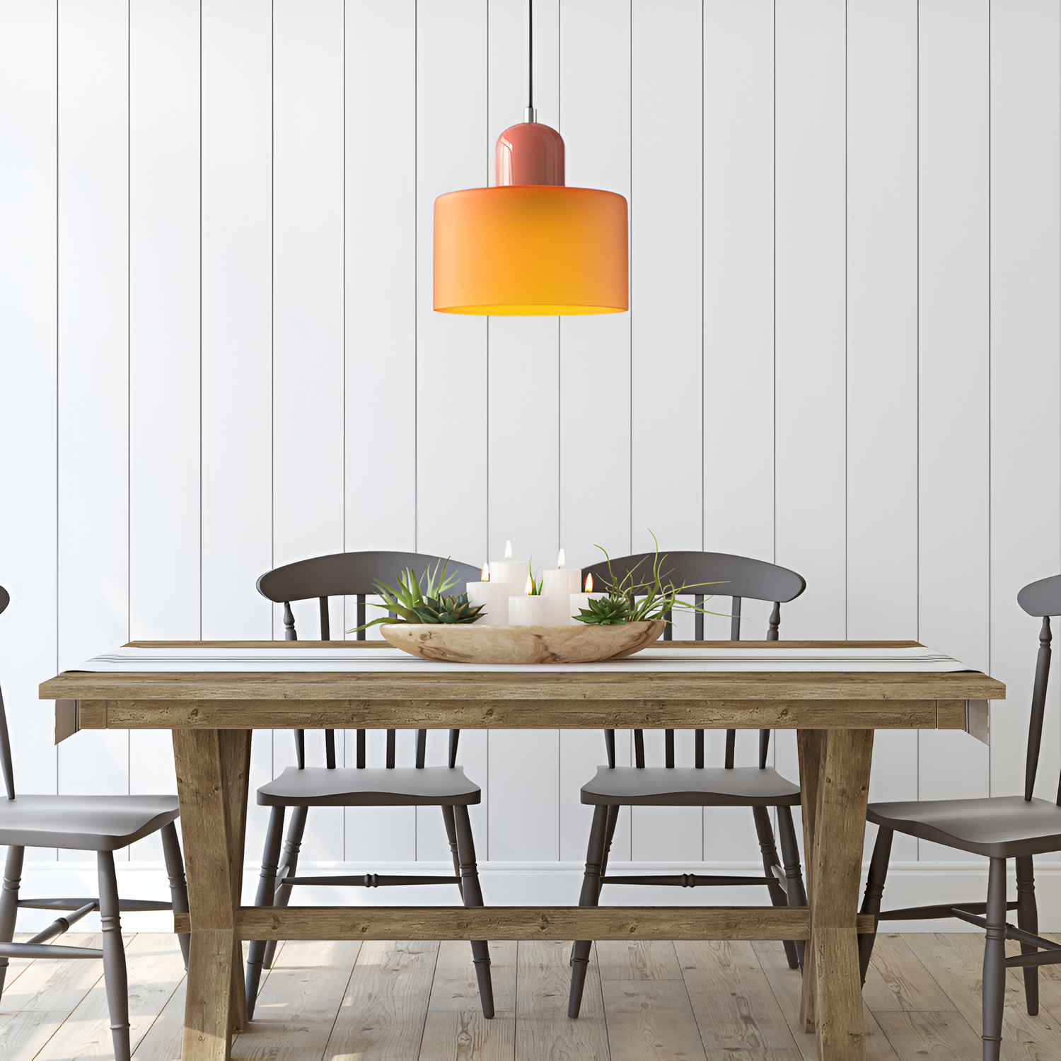 Nordic Glass Shade Pendant Light