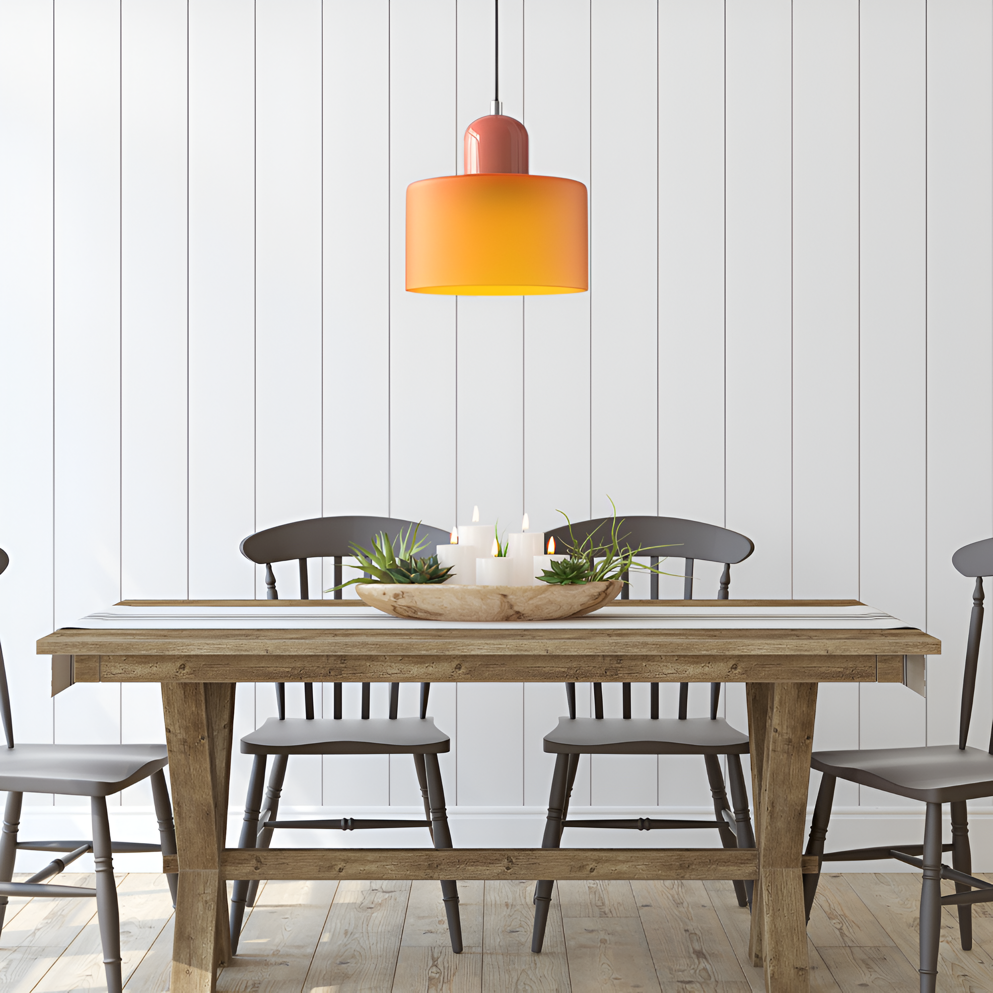 Nordic Glass Shade Pendant Light